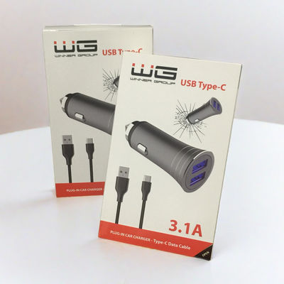 Tuck End Slotted Paper Packaging Box CMYK Offest Printing Untuk Elektronik Konsumen