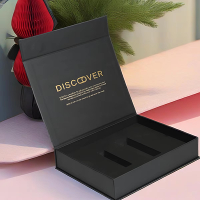 Custom Luxury Botol Parfum Magnetik 50 ml Dengan EVA Hitam
