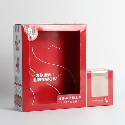 Beli OEM ODM 4x4x5 Inch Tuck End Box Lengkap Kotak Kemasan Kertas Untuk Makanan KFC online manufacture