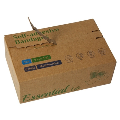 Craft Zipper Corrugated Packaging Box Untuk Baccarat Parfum Ukuran Custom Diterima