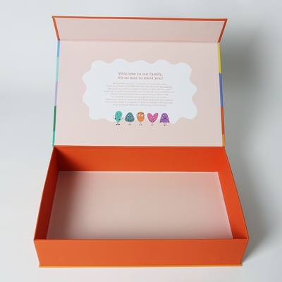 Kemasan Kotak Magnetik Lipat Matt Laminasi Kotak Hadiah Kertas Berwarna Untuk Kosmetik
