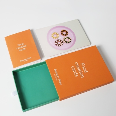 Laminasi Glossy Gaya Laci Kotak Hadiah Notebook Set Dengan Pen Custom Printing