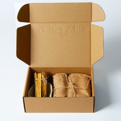 Kraft Corrugated Shipping Box Desain Custom Kraft Mailing Box Pabrik Produsen