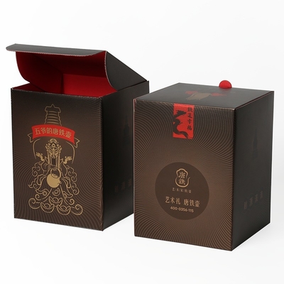 Black Tuck End Baby Box Gift Set Kotak kemasan yang terbuat dari bahan papan gading