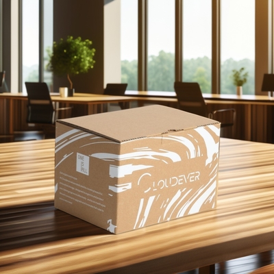 Kotak Tuck End Corrugated Plastic Liner Daur Ulang Logo Custom Packaging untuk Pakaian