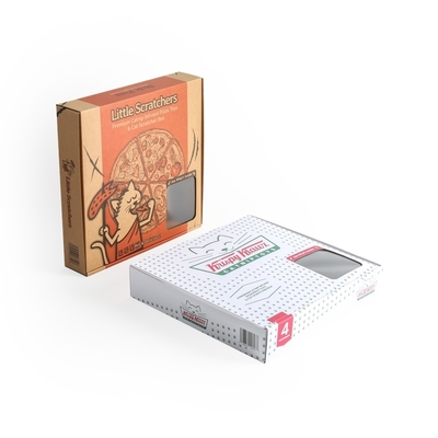 Custom Printed Pizza Box With Window Food Display Kesegaran Konservasi Tidak minimal