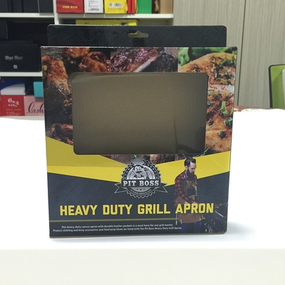 Ketebalan yang disesuaikan Auto Lock Bottom Box Canvas Apron Packaging Dengan Logo Printing
