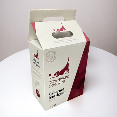 White Card Board Tuck Mailer Box Untuk Eyelash Packaging Custom Hot Stamping Logo