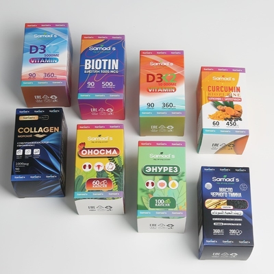 Desain Custom Coated Paper Tuck End Boxes Pencetakan Sisi Tunggal Untuk Kemasan Parfum
